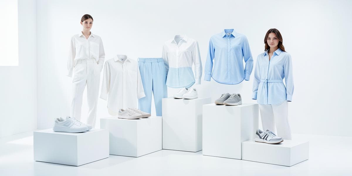 A coordinated spring ecommerce collection